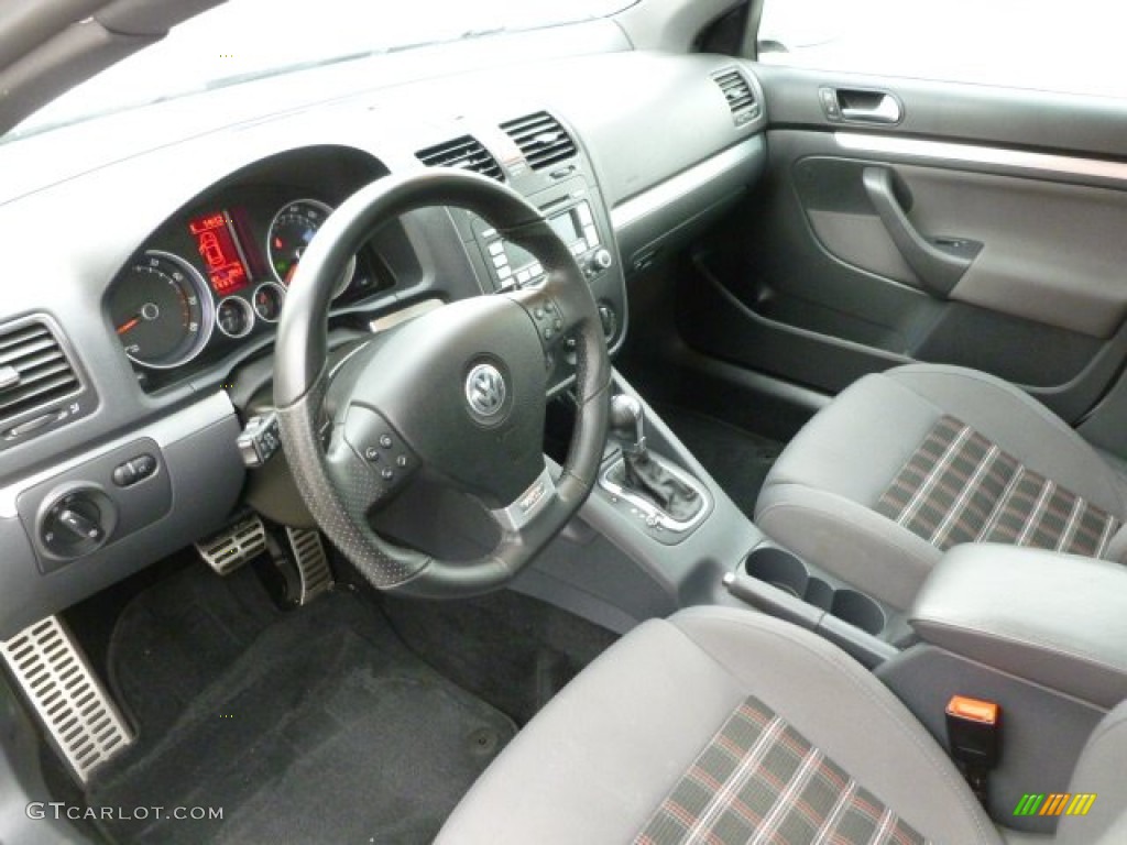 Interlagos Black Cloth Interior 2009 Volkswagen GLI Sedan Photo #61067131