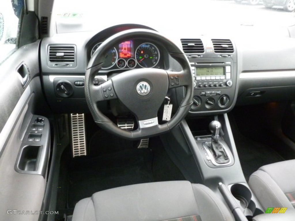 Interlagos Black Cloth Interior 2009 Volkswagen GLI Sedan Photo #61067212