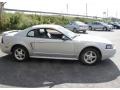 2002 Satin Silver Metallic Ford Mustang V6 Coupe  photo #4
