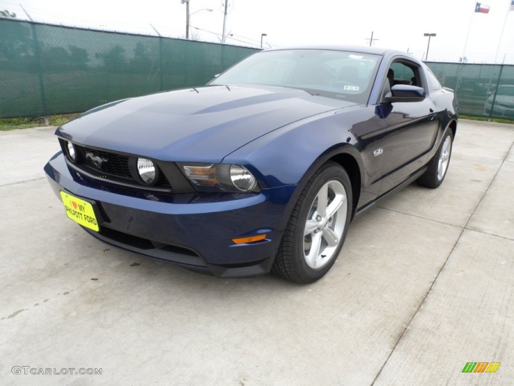 2012 Mustang GT Coupe - Kona Blue Metallic / Charcoal Black photo #7