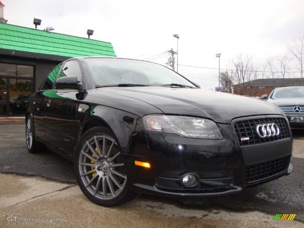 2008 A4 2.0T Special Edition quattro Sedan - Brilliant Black / Black photo #2