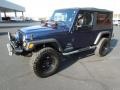 2004 Patriot Blue Pearl Jeep Wrangler Unlimited 4x4  photo #1