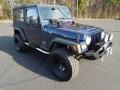 2004 Patriot Blue Pearl Jeep Wrangler Unlimited 4x4  photo #2