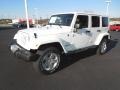 2012 Bright White Jeep Wrangler Unlimited Sahara 4x4  photo #1
