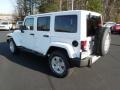2012 Bright White Jeep Wrangler Unlimited Sahara 4x4  photo #3