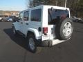 2012 Bright White Jeep Wrangler Unlimited Sahara 4x4  photo #4