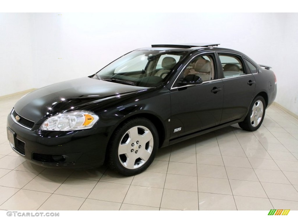 2008 Impala SS - Black / Neutral Beige photo #3