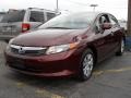 Crimson Pearl - Civic LX Sedan Photo No. 1
