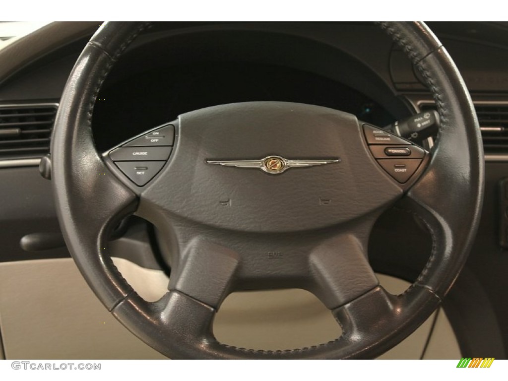 2005 Chrysler Pacifica Touring Light Taupe Steering Wheel Photo #61070076