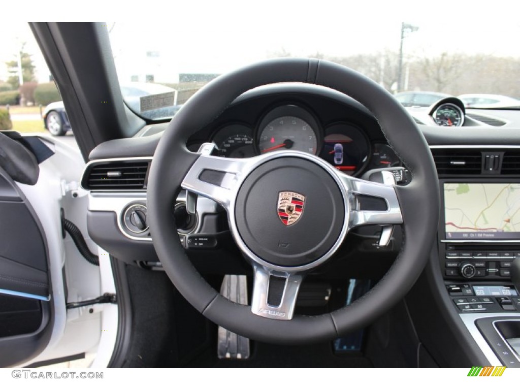 2012 Porsche New 911 Carrera S Coupe Agate Grey Steering Wheel Photo #61071433