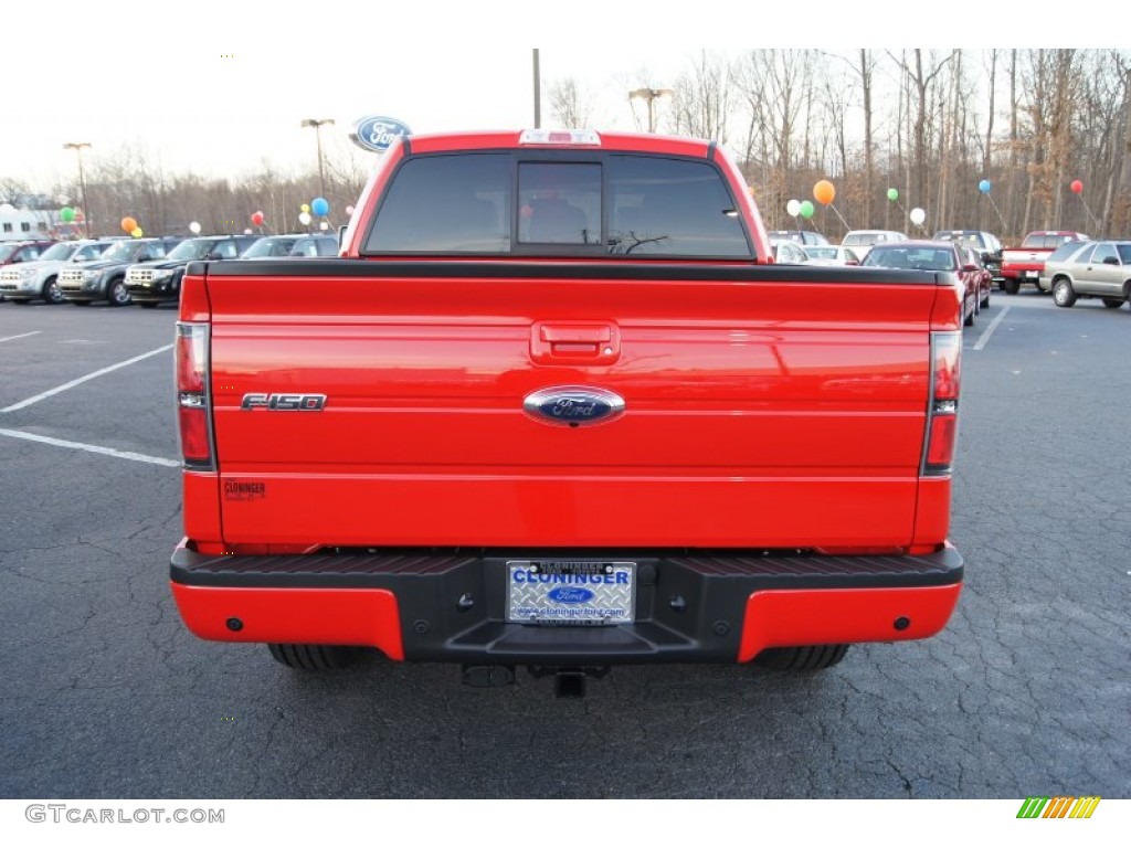 2012 F150 FX4 SuperCrew 4x4 - Race Red / Black photo #4