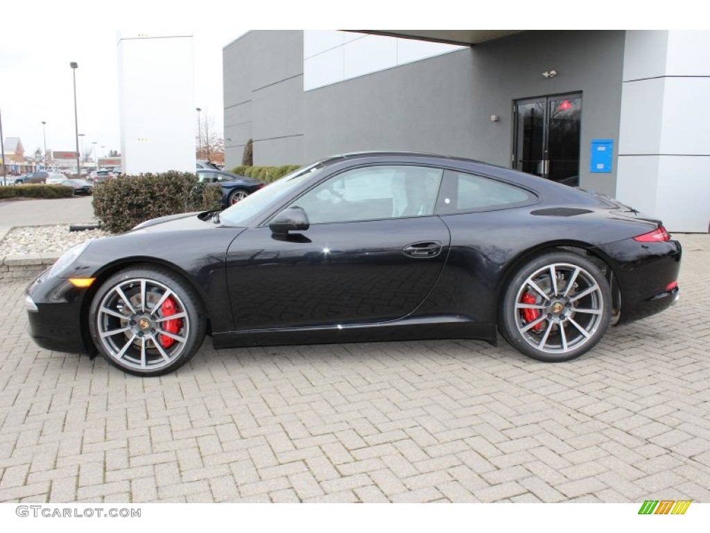 Basalt Black Metallic 2012 Porsche New 911 Carrera S Coupe Exterior Photo #61071616