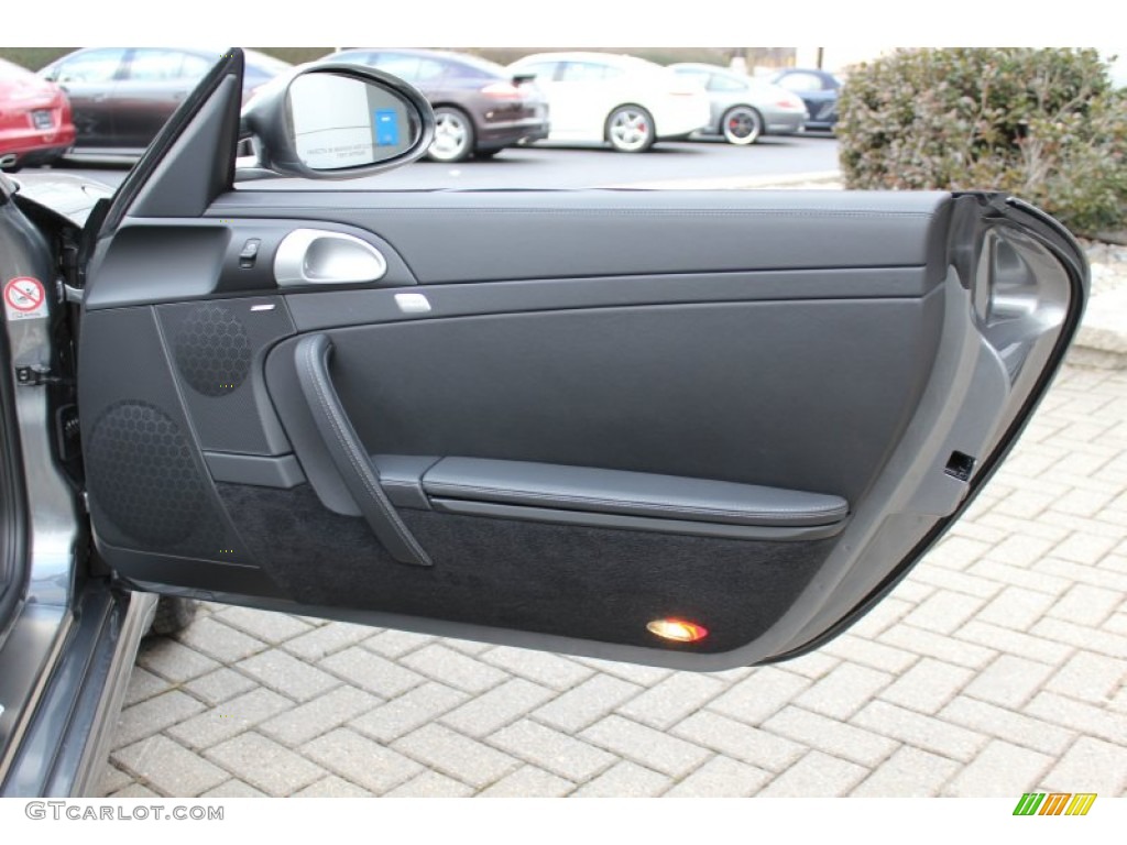 2012 911 Turbo Cabriolet - Meteor Grey Metallic / Black photo #23