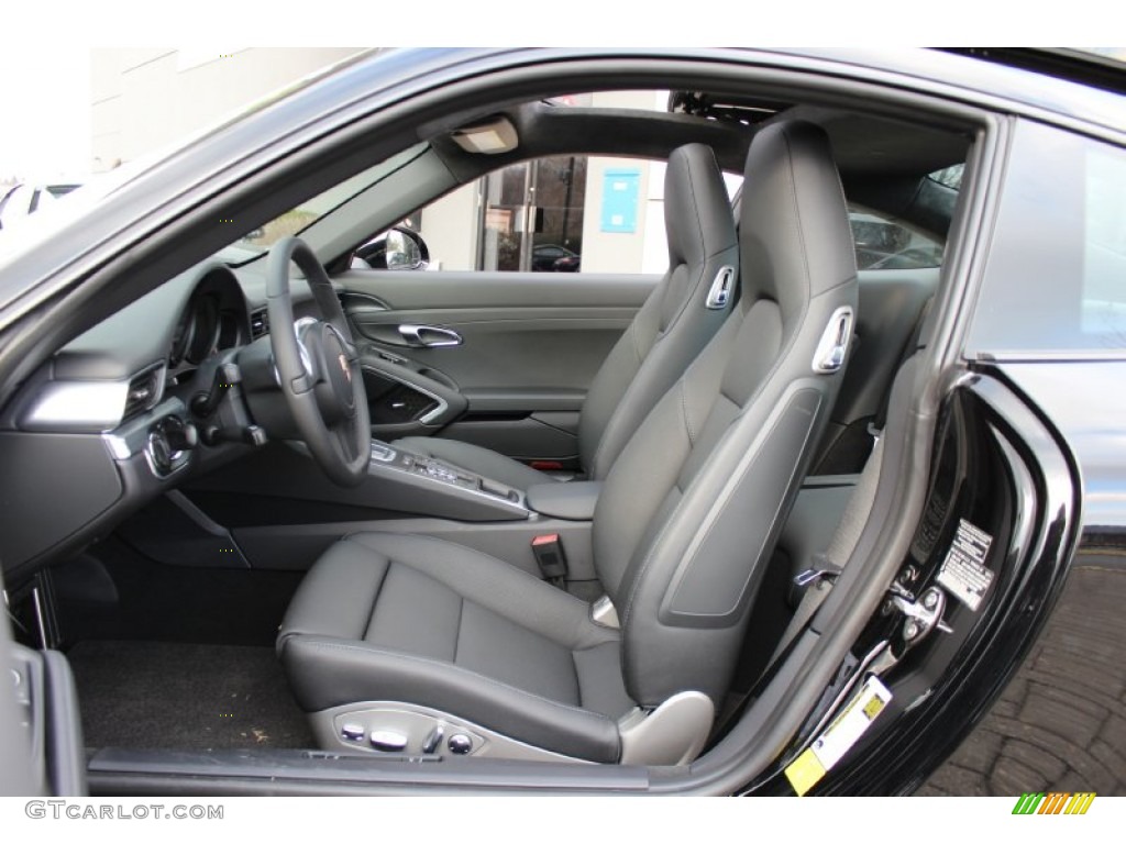 Black Interior 2012 Porsche New 911 Carrera S Coupe Photo #61072075