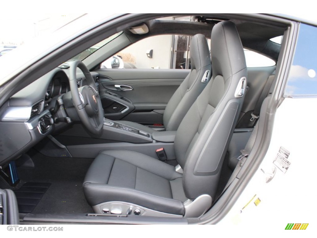 Black Interior 2012 Porsche New 911 Carrera S Coupe Photo #61072276