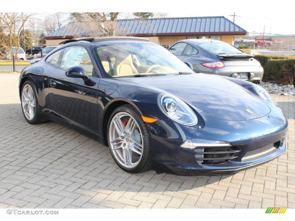 Dark Blue Metallic 2012 Porsche New 911 Carrera S Coupe Exterior Photo #61072348