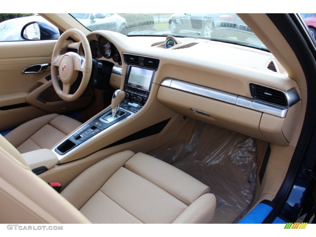 Luxor Beige Interior 2012 Porsche New 911 Carrera S Coupe Photo #61072414