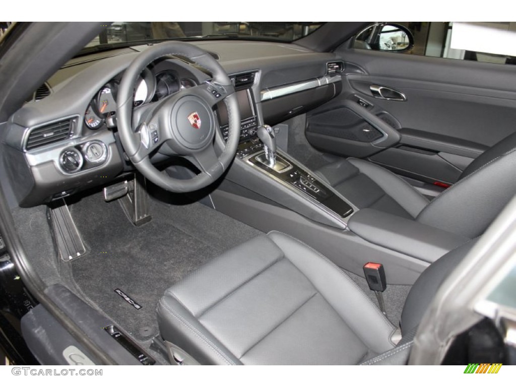 Black Interior 2012 Porsche New 911 Carrera S Coupe Photo #61072465