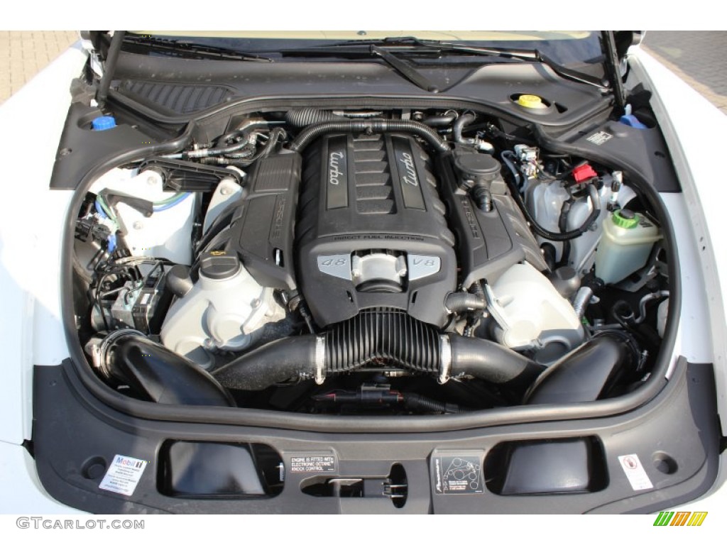2012 Porsche Panamera Turbo 4.8 Liter DFI Twin-Turbocharged DOHC 32-Valve VarioCam Plus V8 Engine Photo #61072618