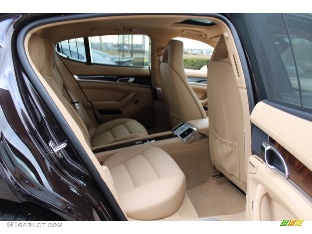 Luxor Beige Interior 2012 Porsche Panamera 4 Photo #61072792