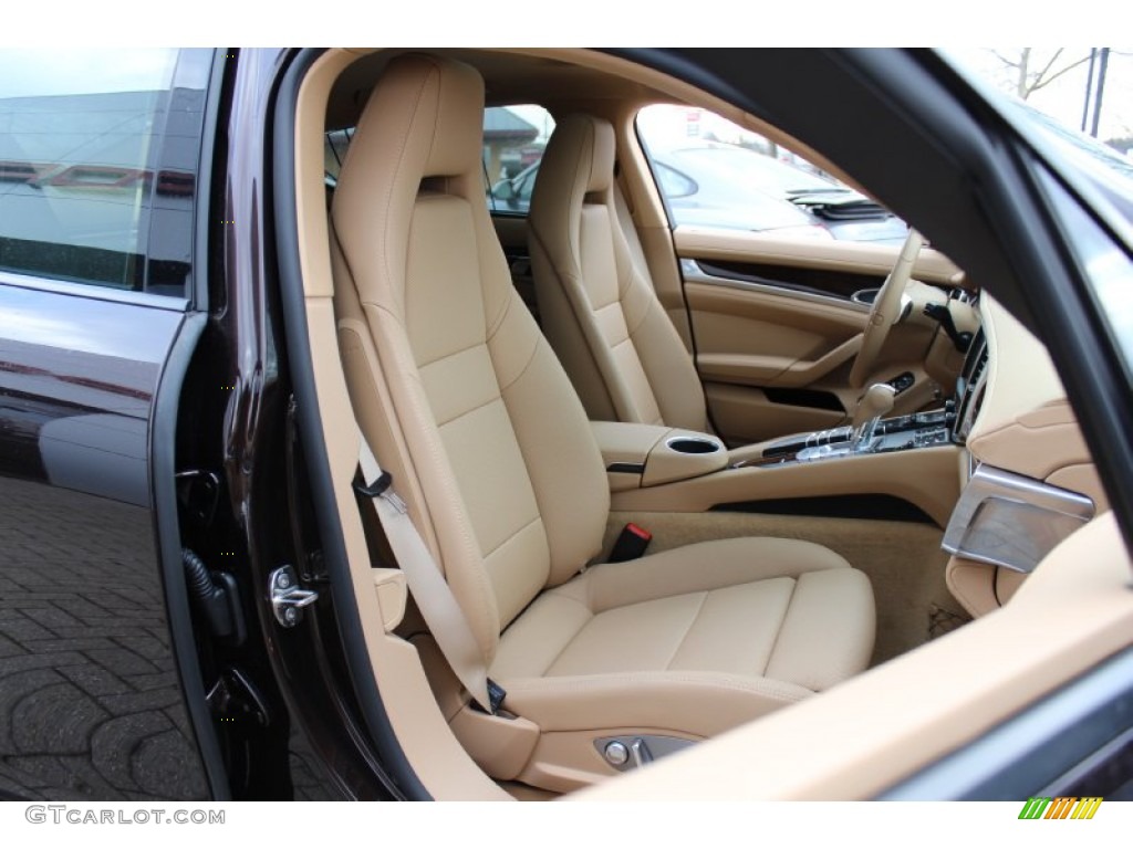 Luxor Beige Interior 2012 Porsche Panamera 4 Photo #61072804