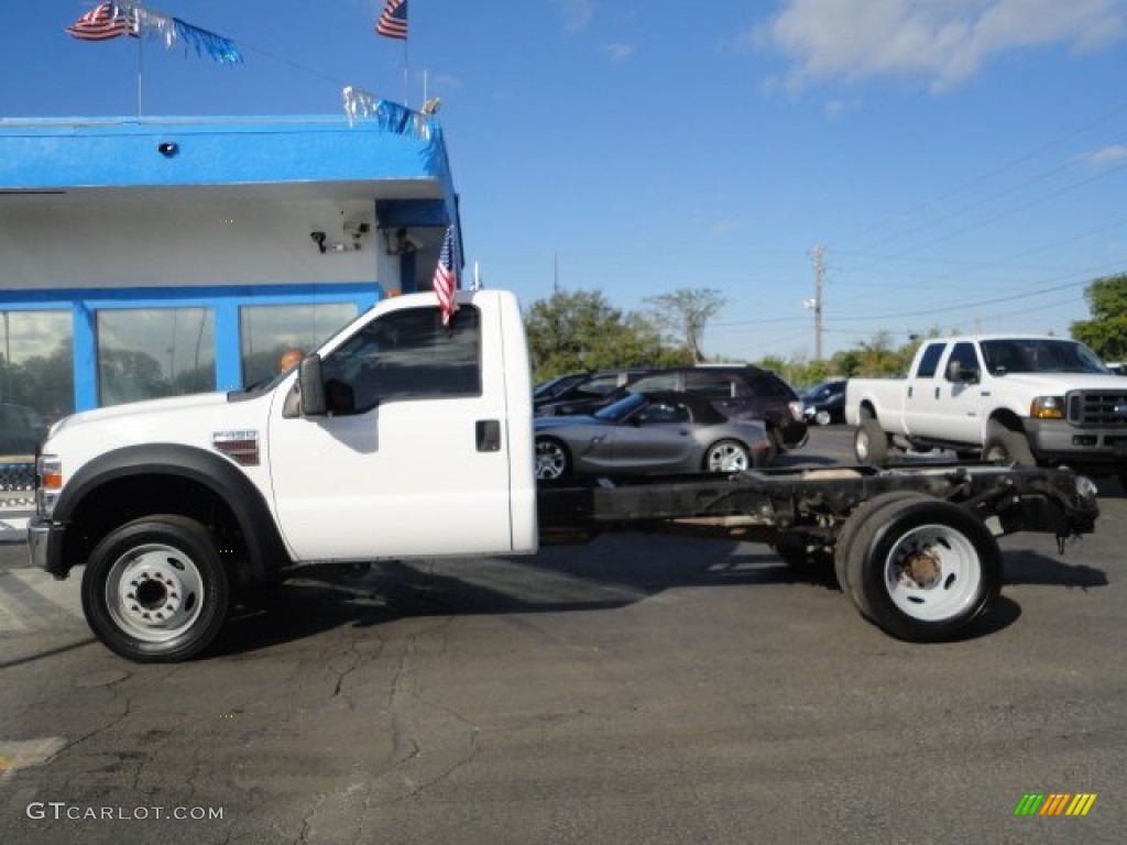 Oxford White 2008 Ford F450 Super Duty XL Regular Cab Chassis Exterior Photo #61075504