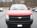 2012 Victory Red Chevrolet Silverado 1500 Work Truck Extended Cab 4x4  photo #3