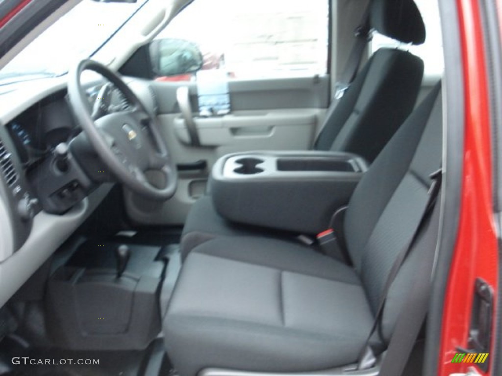 2012 Silverado 1500 Work Truck Extended Cab 4x4 - Victory Red / Dark Titanium photo #11