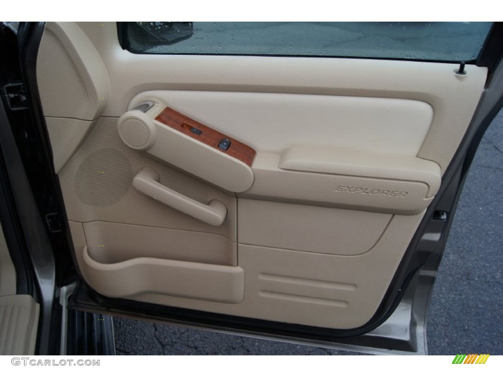 2006 Ford Explorer Eddie Bauer 4x4 Camel Door Panel Photo #61076968