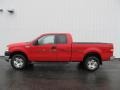 2005 Bright Red Ford F150 XL SuperCab 4x4  photo #2
