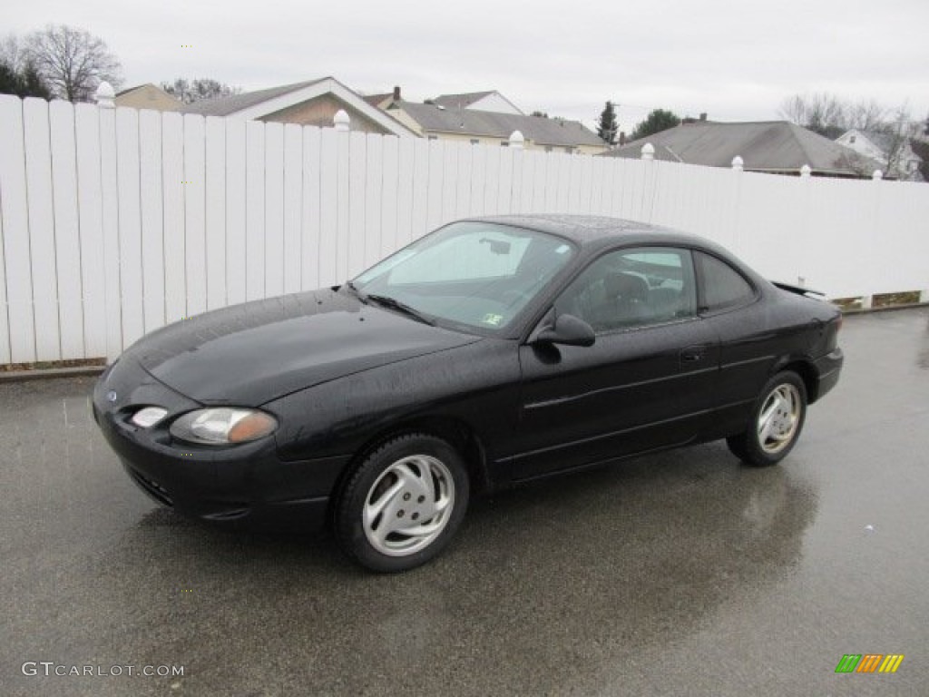 2001 Escort ZX2 Coupe - Black / Dark Charcoal photo #1