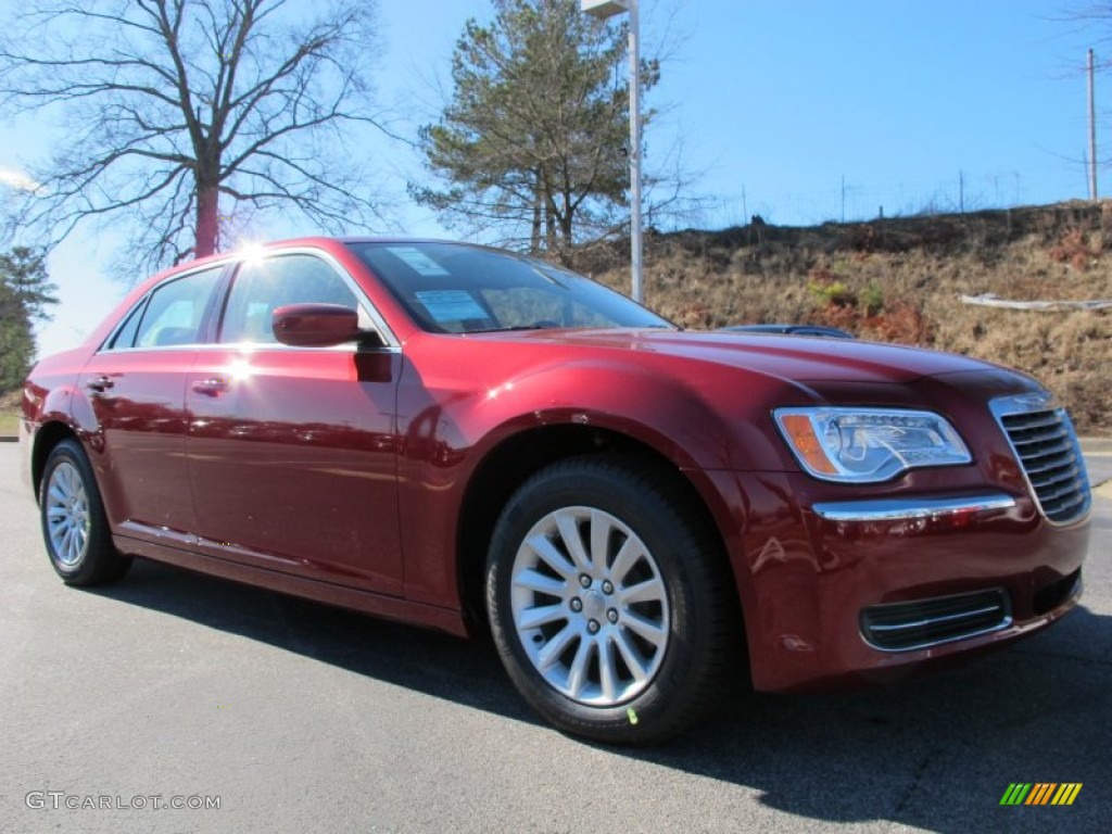 Deep Cherry Red Crystal Pearl 2012 Chrysler 300 Standard 300 Model Exterior Photo #61079383