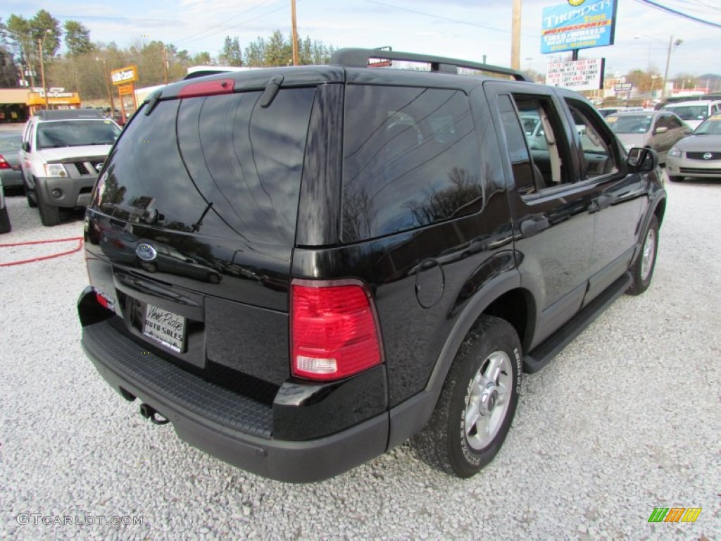 2003 Explorer XLT 4x4 - Black / Graphite Grey photo #5