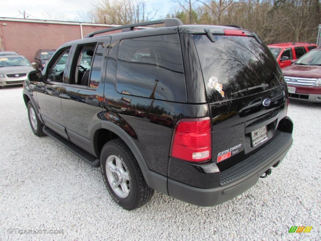 2003 Explorer XLT 4x4 - Black / Graphite Grey photo #7