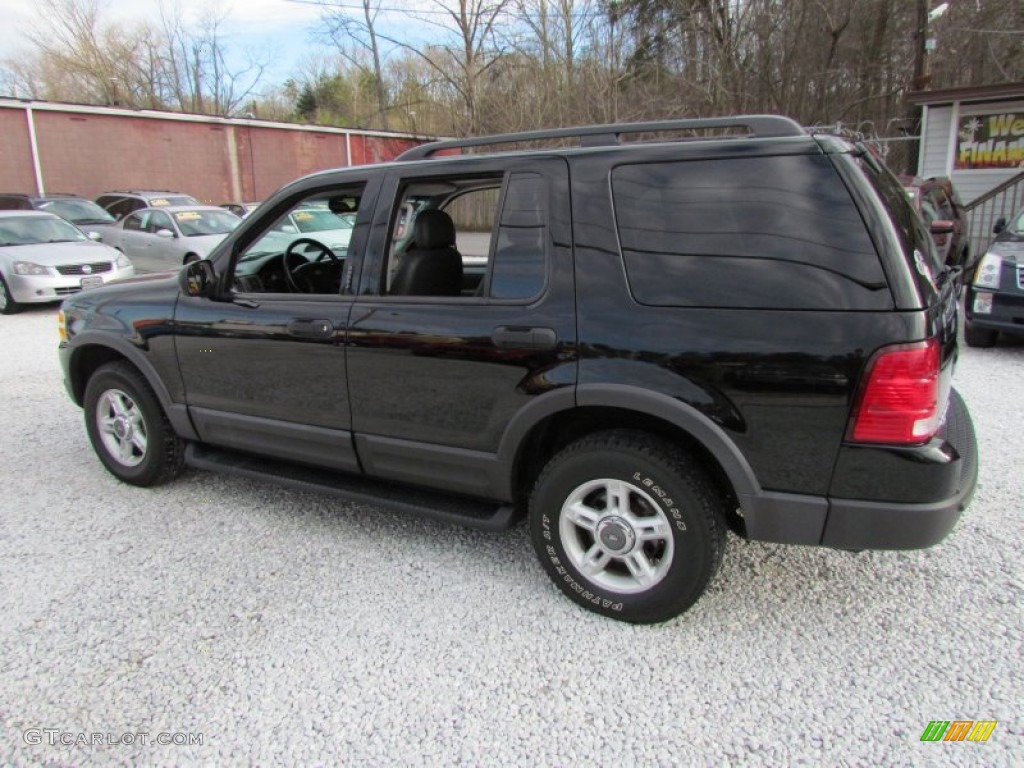 2003 Explorer XLT 4x4 - Black / Graphite Grey photo #8