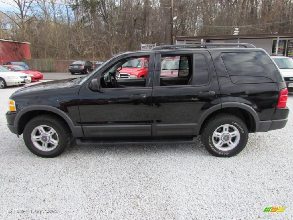 2003 Explorer XLT 4x4 - Black / Graphite Grey photo #9