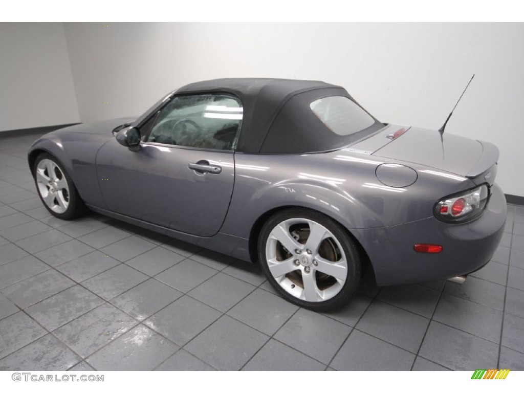 2006 MX-5 Miata Grand Touring Roadster - Galaxy Gray Metallic / Black photo #5