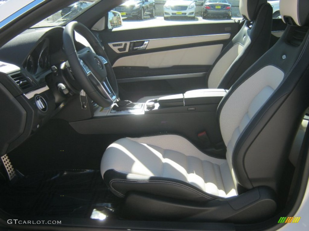 designo Black/Porcelain Interior 2012 Mercedes-Benz E 550 Cabriolet Photo #61082554