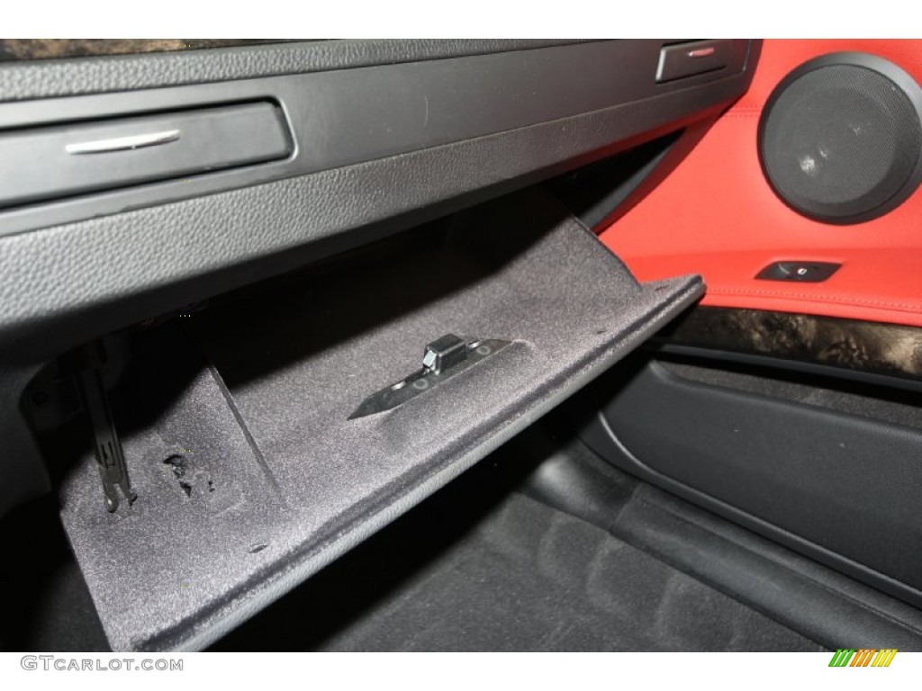 2009 3 Series 335i Coupe - Black Sapphire Metallic / Coral Red/Black Dakota Leather photo #19
