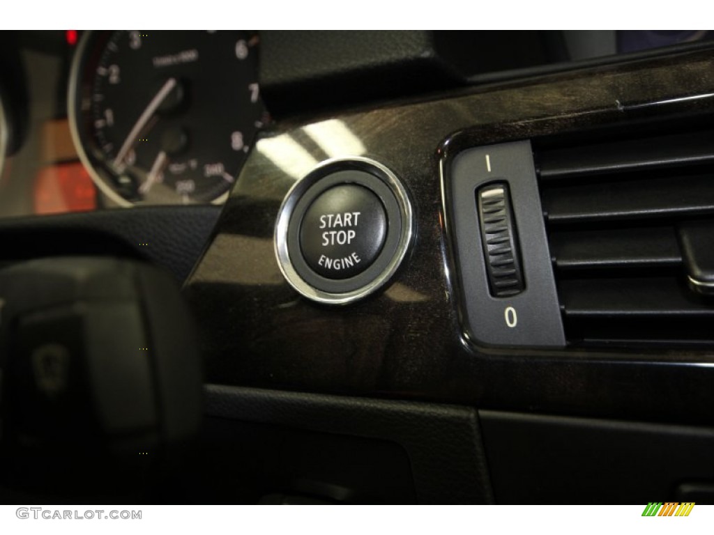 2009 3 Series 335i Coupe - Black Sapphire Metallic / Coral Red/Black Dakota Leather photo #26