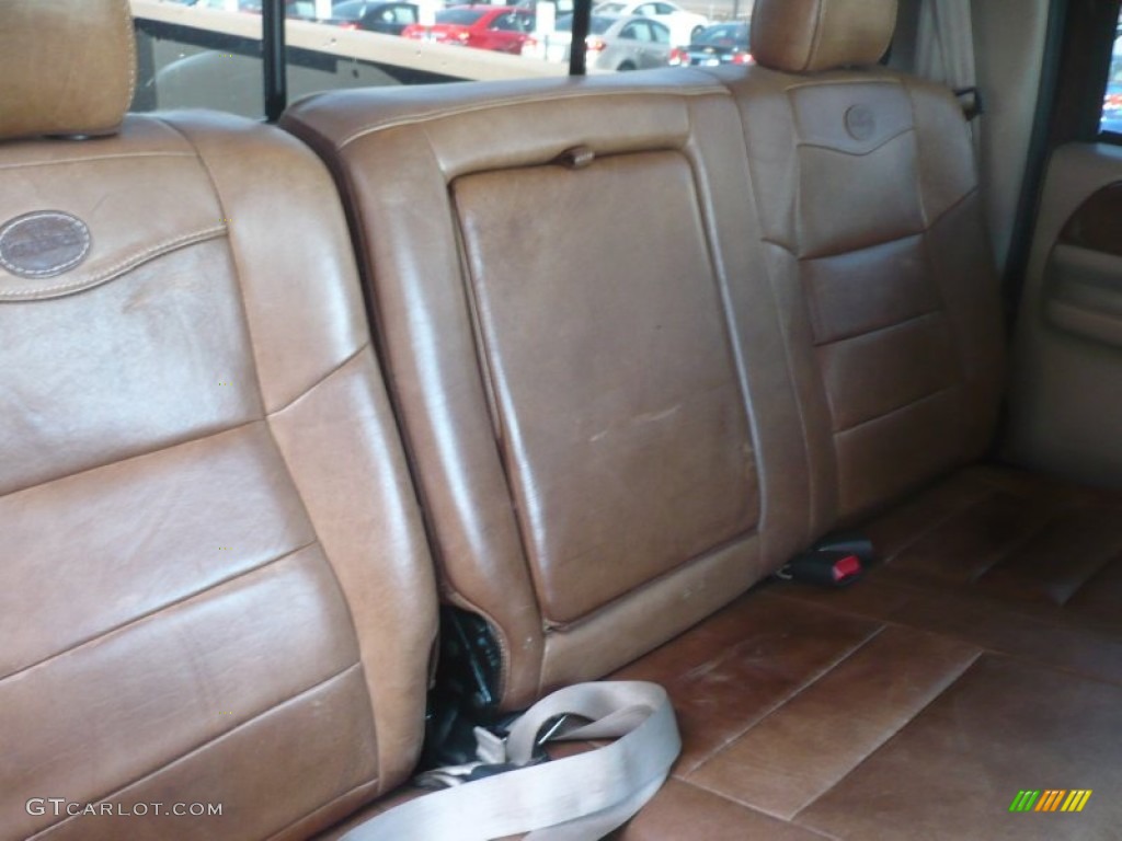 2004 F350 Super Duty King Ranch Crew Cab 4x4 - Chestnut Brown Metallic / Castano Brown Leather photo #16