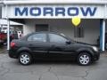 2010 Midnight Black Kia Rio LX Sedan  photo #1