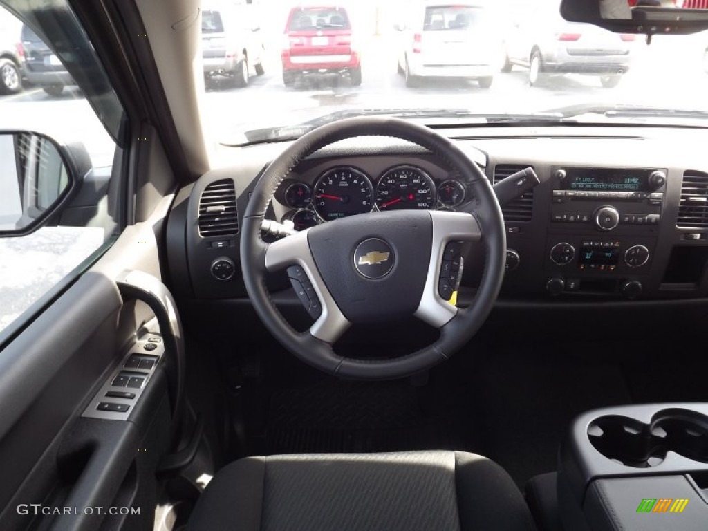 2012 Silverado 1500 LT Crew Cab 4x4 - Graystone Metallic / Ebony photo #9