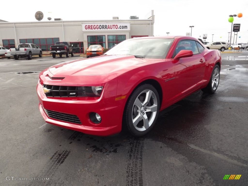 2012 Camaro SS Coupe - Victory Red / Black photo #1