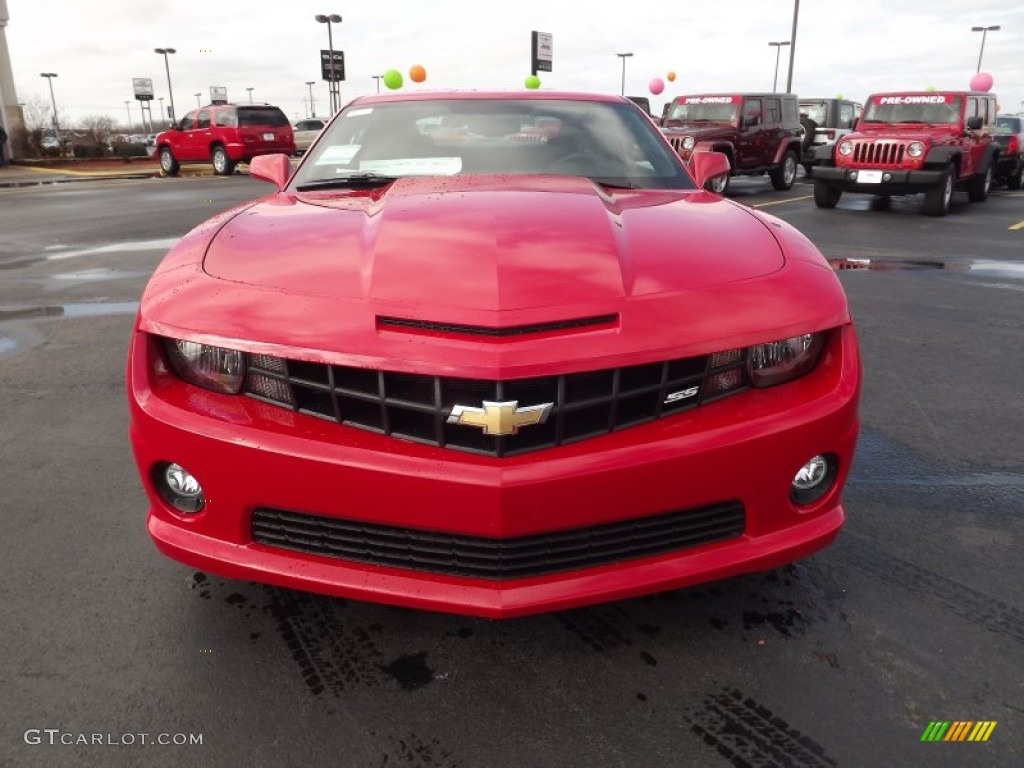 Victory Red 2012 Chevrolet Camaro SS Coupe Exterior Photo #61085699