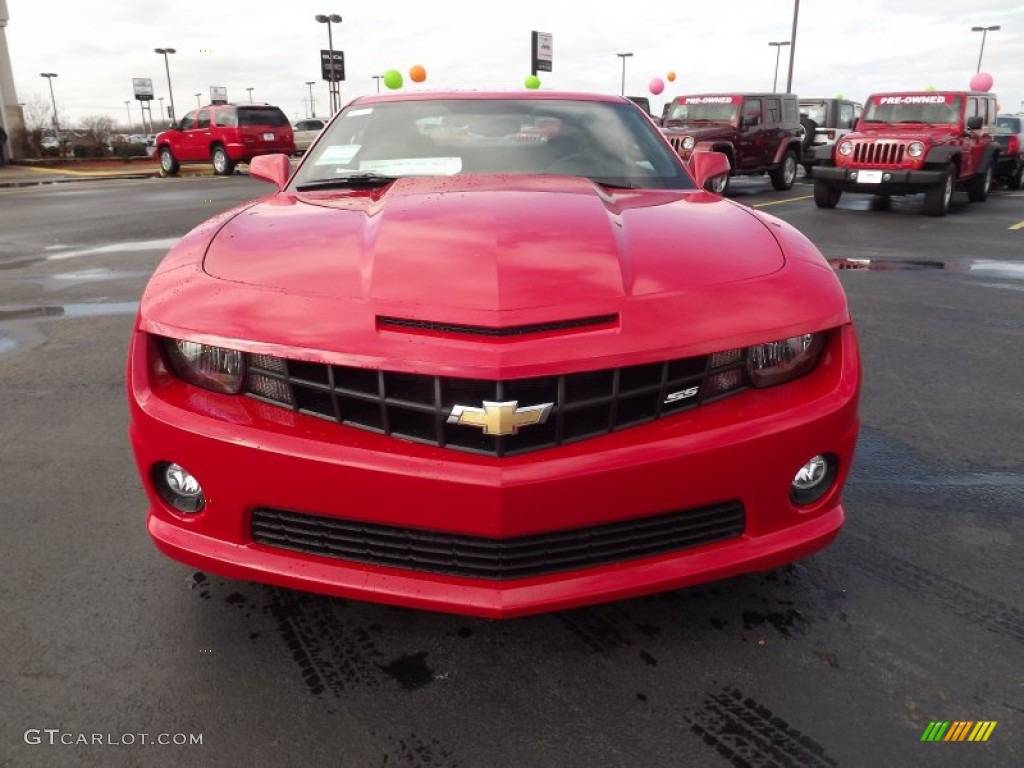 2012 Camaro SS Coupe - Victory Red / Black photo #2