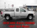 Pure Silver Metallic 2010 GMC Sierra 2500HD SLE Extended Cab 4x4