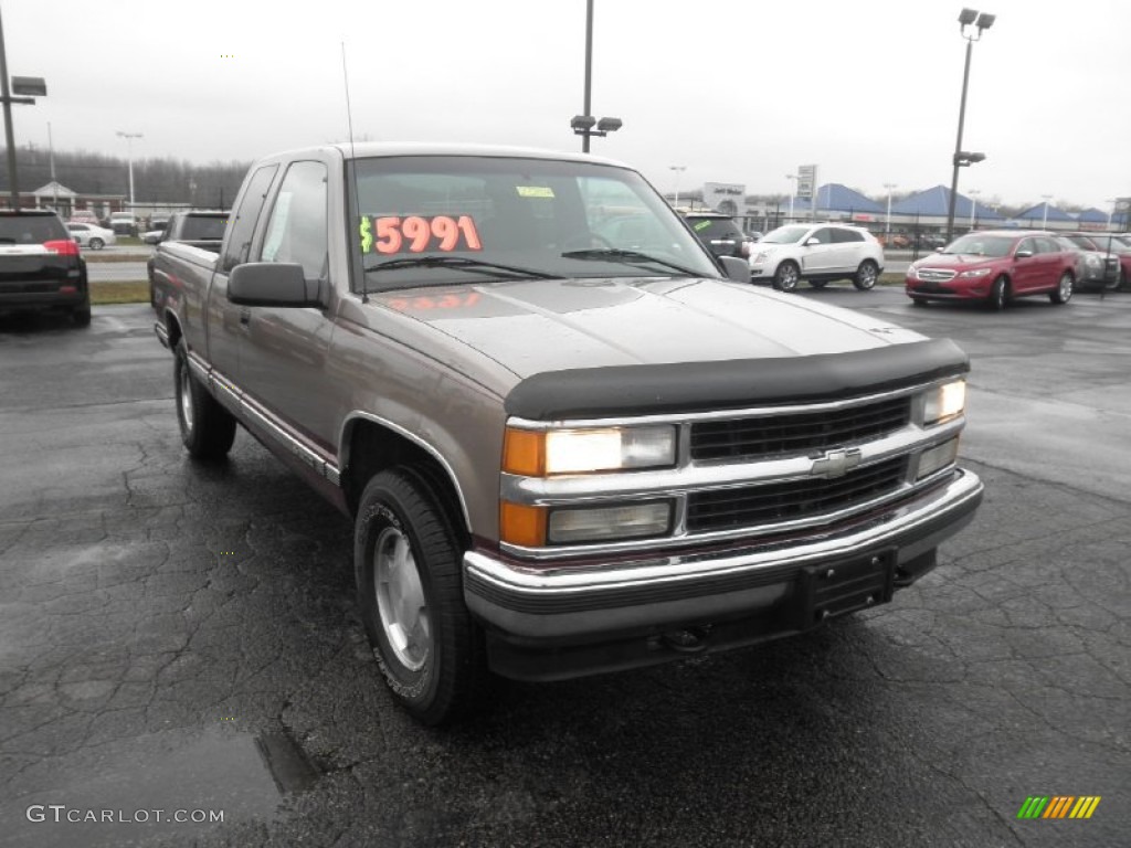 Light Autumnwood Metallic 1997 Chevrolet C/K K1500 Silverado Extended Cab 4x4 Exterior Photo #61086434