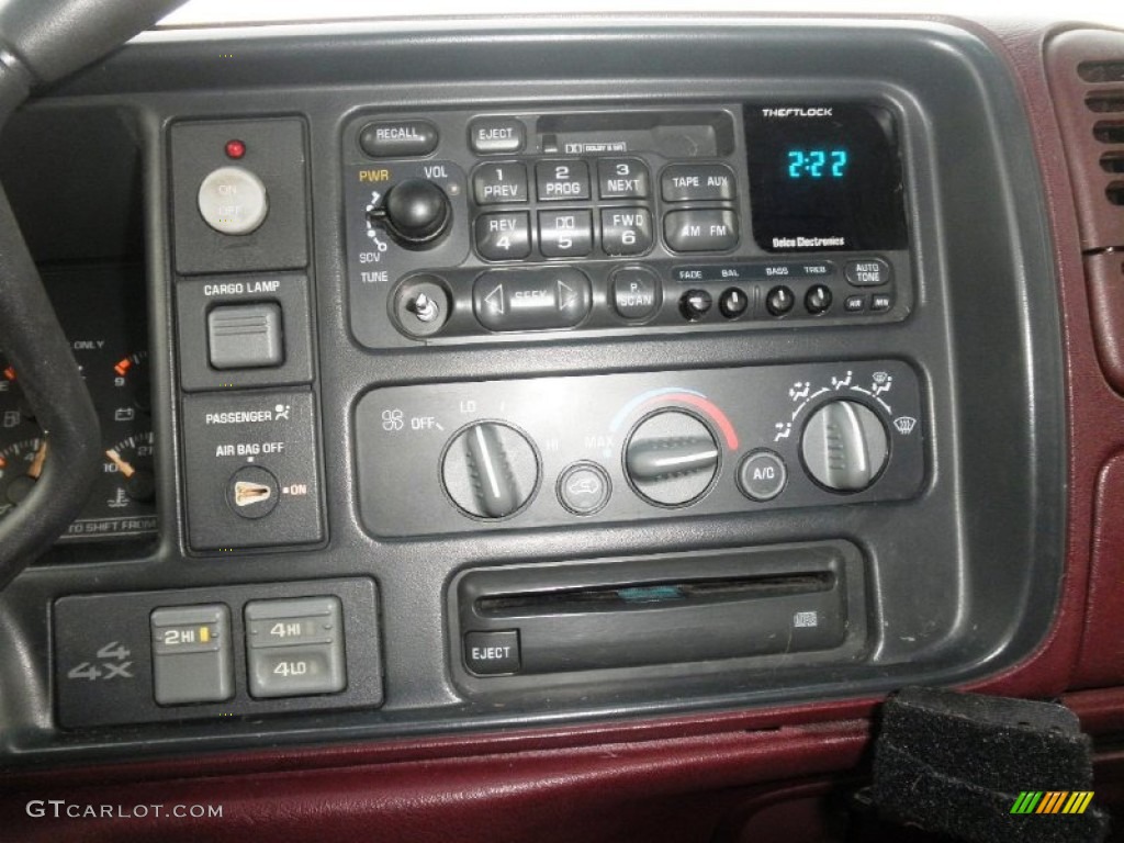 1997 C/K K1500 Silverado Extended Cab 4x4 - Light Autumnwood Metallic / Red photo #7
