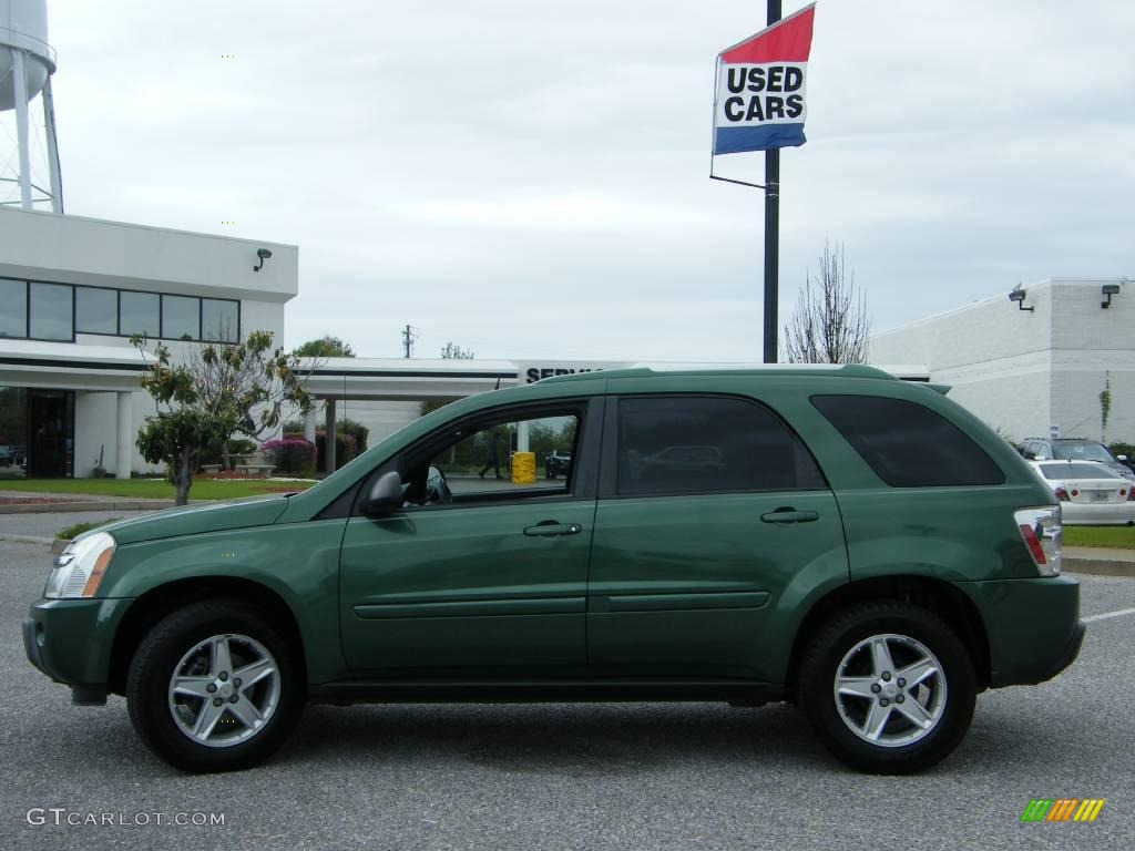 2005 Equinox LT - Meander Green Metallic / Light Gray photo #2